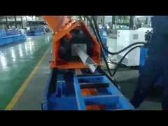 Metal Z Purlin Roll Former Machine With GCr15 Rollers / Cr12Mov Cutting Tool